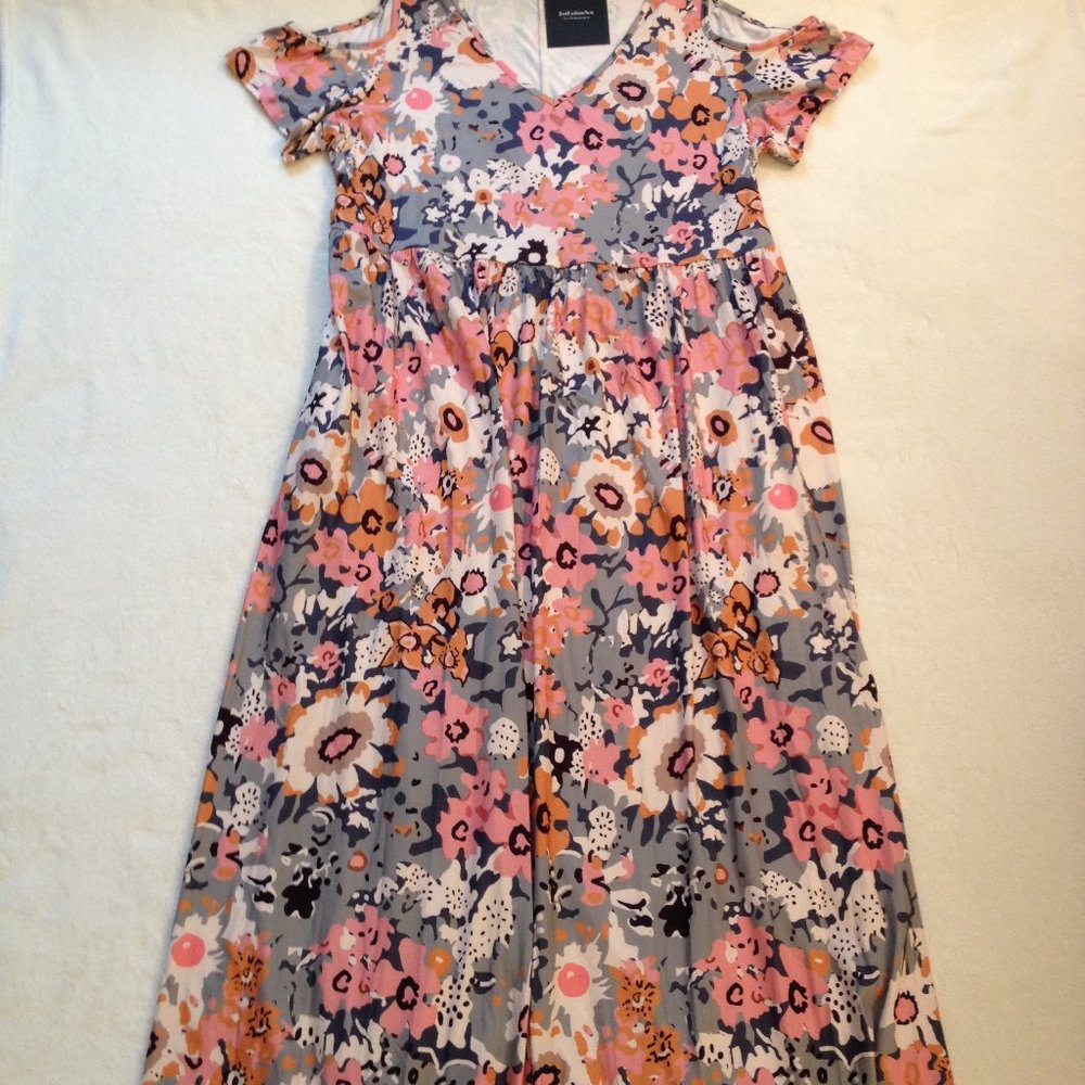 NWT Just Fashion Now  2XL  Floral cold shoulder midi dress